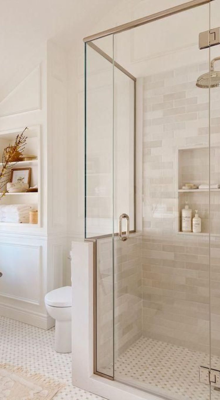 tile shower bathroom flooring