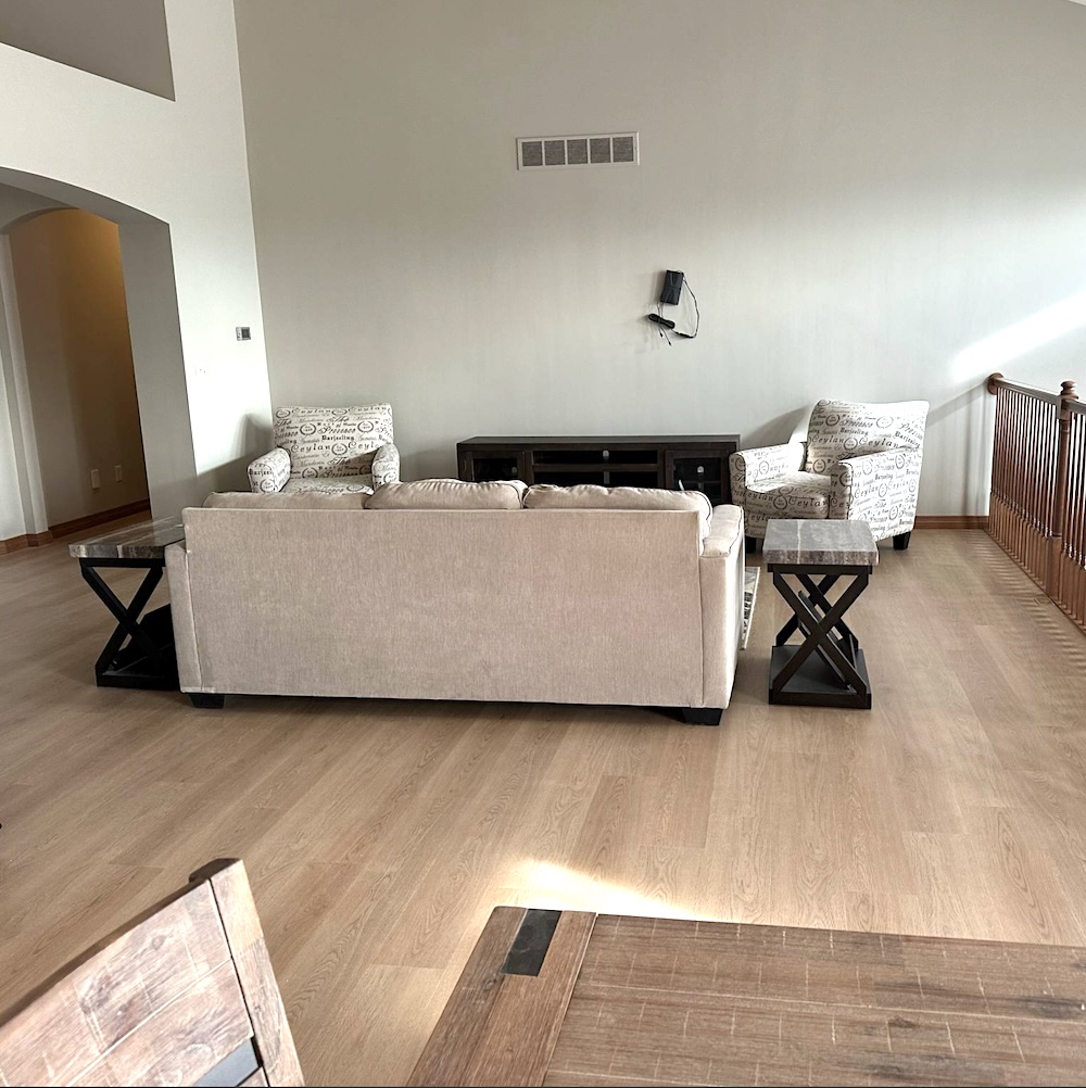 Flooring before and after